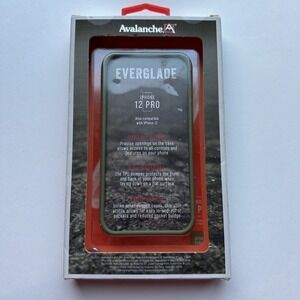 Avalanche‎ iPhone 12 Pro Everglade Durable Protective Case - Olive & Sunset